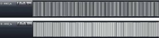433MHz 、1.2Kbps、 30KHz 頻偏下的 RF4463 接收波形