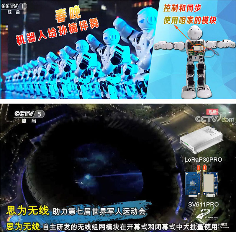 春晚伴舞機(jī)器人和第七屆軍運(yùn)會(huì)