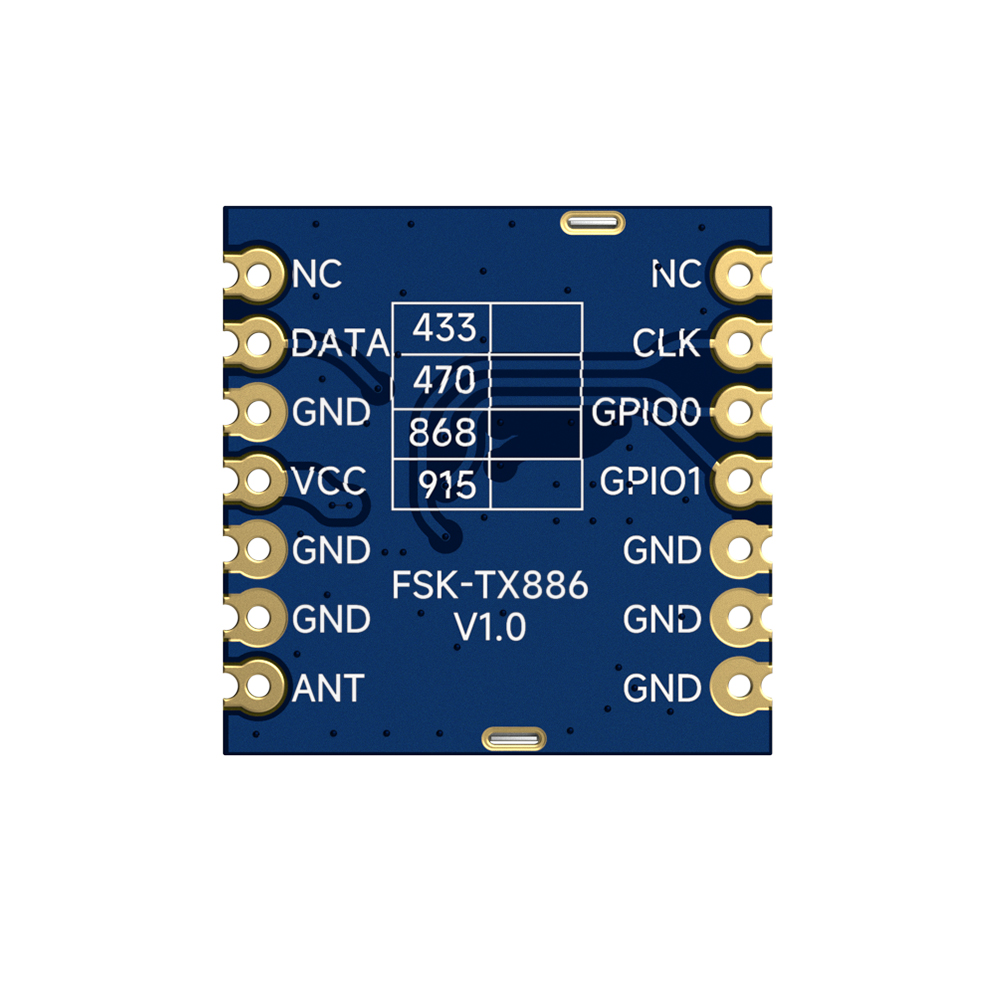 FSK-TX886 60mW 無線發(fā)射模塊